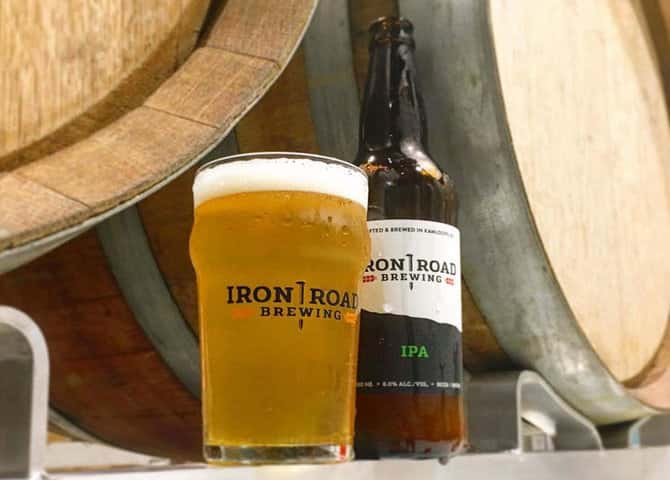 Une bière IPA au Iron Road Brewing (© @ironroadbrewing) 