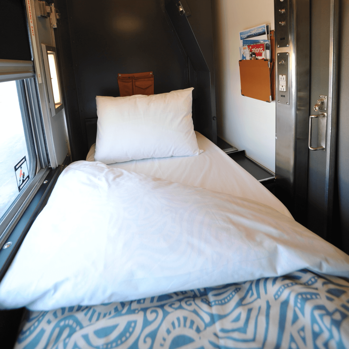 Cabines et couchettes à bord du train