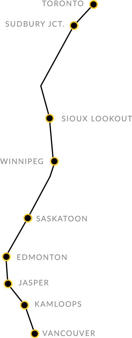 VIA Rail Train Trips Across Canada